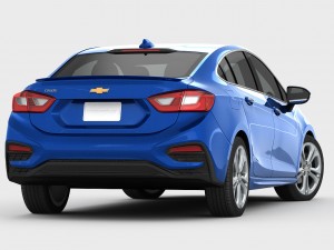 Chevrolet cruze 2016 detailed interior Model 3D