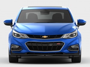 Chevrolet cruze 2016 detailed interior Model 3D