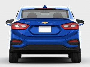 Chevrolet cruze 2016 detailed interior Model 3D