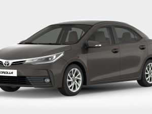 toyota corolla 2017 detailed interior 3D Модель