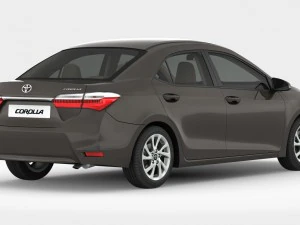 interior detalhado do toyota corolla 2017 Modelo 3D