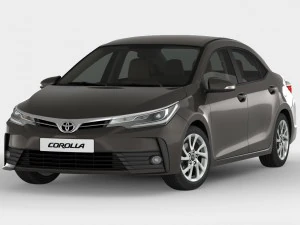 interior detalhado do toyota corolla 2017 Modelo 3D