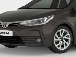 toyota corolla 2017 detailed interior 3D-Modell