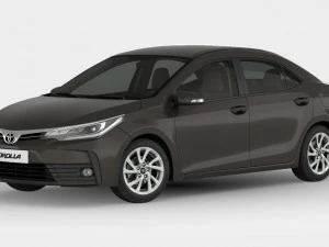 interior detalhado do toyota corolla 2017 Modelo 3D