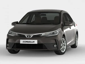 interior detalhado do toyota corolla 2017 Modelo 3D