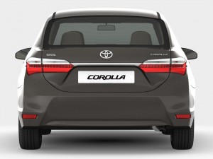 toyota corolla 2017 detailed interior 3D-Modell