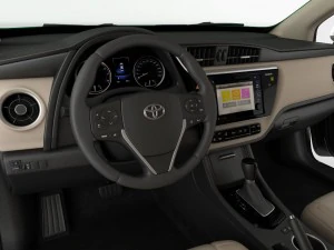 interior detalhado do toyota corolla 2017 Modelo 3D