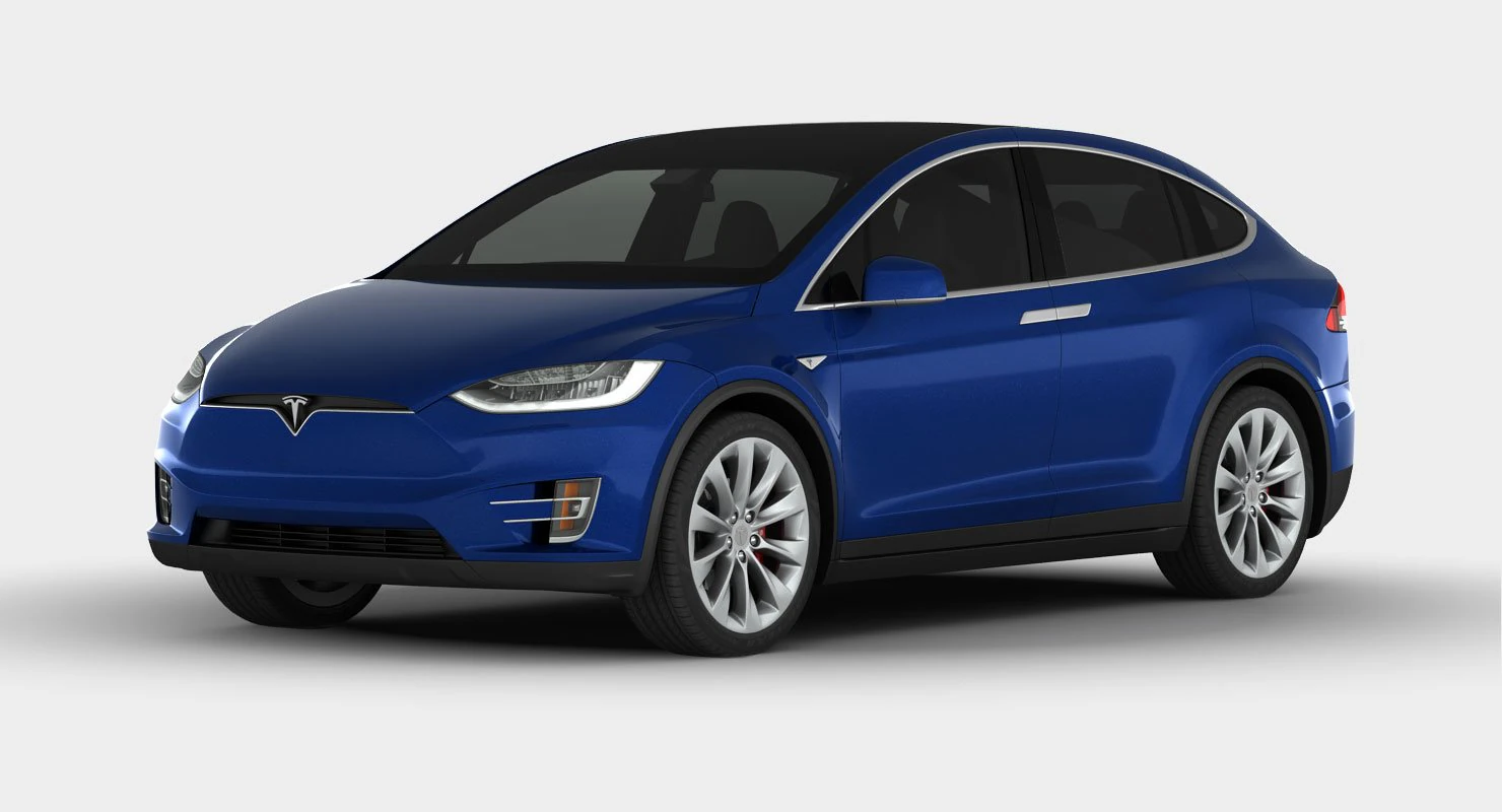 tesla model x 2017 detailed interior 3D Model .c4d .max .obj .3ds .fbx .stl .blend