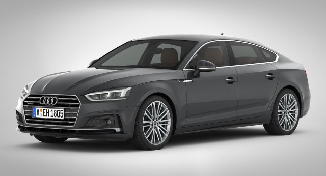 audi a5 sportback 2018 detailed interior Model 3D .c4d .max .obj .3ds .fbx .stl .blend 