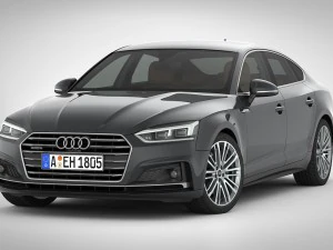 audi a5 sportback 2018 detailed interior 3D Model
