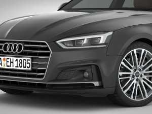 audi a5 sportback 2018 detailed interior Model 3D