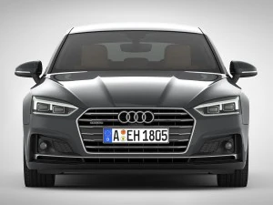 audi a5 sportback 2018 detailed interior 3D Model