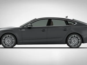 audi a5 sportback 2018 detailed interior 3D Model