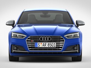 audi s5 coupe 2018 detailed interior Modelo 3D