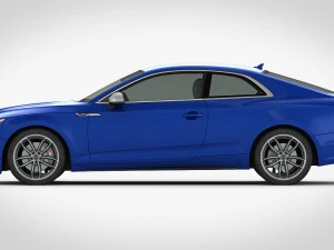 audi s5 coupe 2018 detailed interior 3D Model