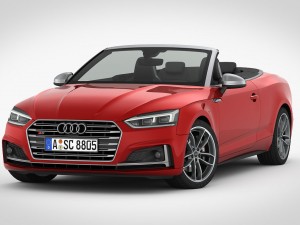 audi s5 cabriolet 2018 detailed interior Modelo 3D