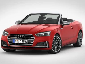 audi s5 cabriolet 2018 detailed interior 3D Model