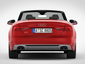 audi s5 cabriolet 2018 detailed interior Modelo 3D