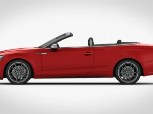 audi s5 cabriolet 2018 detailed interior 3D Model