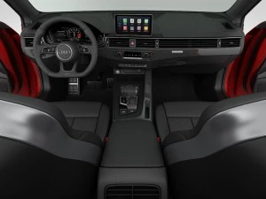 audi s5 cabriolet 2018 detailed interior 3D Model