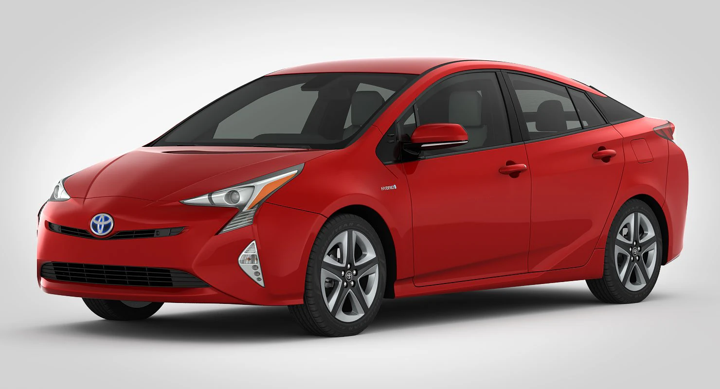 Toyota prius 2016 detailed interior 3D Model .c4d .max .obj .3ds .fbx .stl .blend 