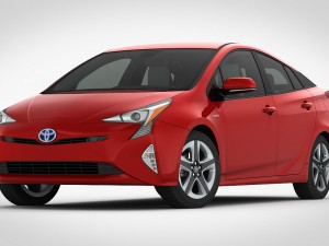 toyota prius 2016 detailed interior 3D Model