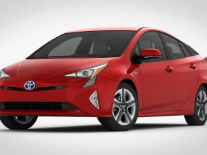 Toyota prius 2016 detailed interior 3D Model