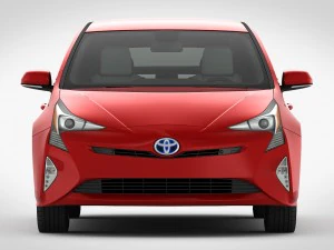 Toyota prius 2016 detailed interior 3D Model