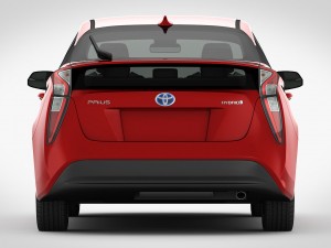 toyota prius 2016 detailed interior 3D Model