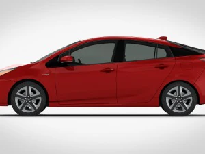 Toyota prius 2016 detailed interior 3D Model