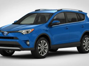 toyota rav4 hibrit 2017 detaylı i&ccedil; mekan 3D Model