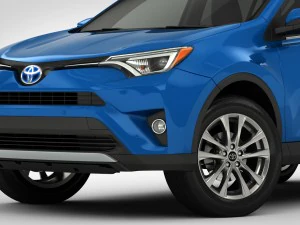 toyota rav4 hybrid 2017 detailed interior 3D Model