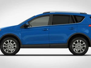toyota rav4 hybrid 2017 detailed interior 3D Model
