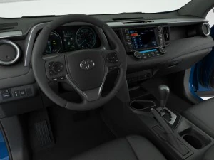 toyota rav4 hybrid 2017 detailed interior 3D Model