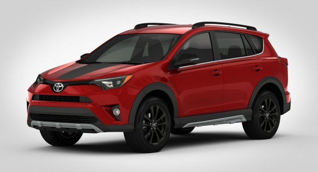 toyota rav4 adventure 2018 detailed interior 3D Model .c4d .max .obj .3ds .fbx .stl .blend 