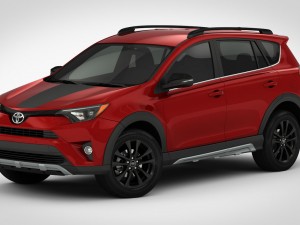 toyota rav4 adventure 2018 detailed interior 3D Model