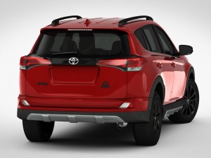 toyota rav4 adventure 2018 detailed interior 3D Model