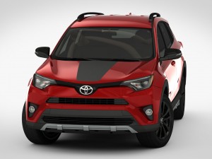toyota rav4 adventure 2018 detailed interior 3D Model