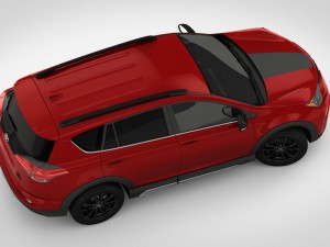 toyota rav4 adventure 2018 detailed interior 3D Model