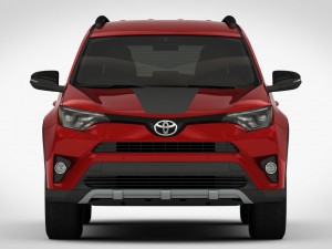 toyota rav4 adventure 2018 detailed interior 3D Model