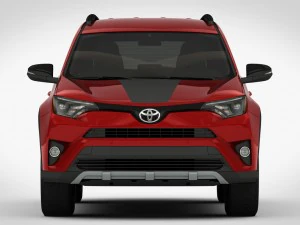 toyota rav4 adventure 2018 detailed interior 3D Model