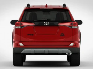 toyota rav4 adventure 2018 detailed interior 3D Model