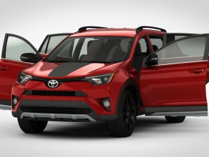 toyota rav4 adventure 2018 detailed interior 3D Model