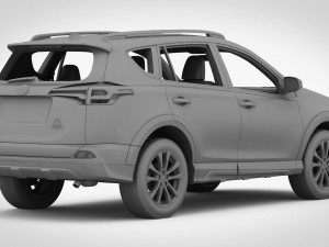 toyota rav4 adventure 2018 detailed interior 3D Model