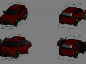 toyota rav4 adventure 2018 rigged Modelo 3D