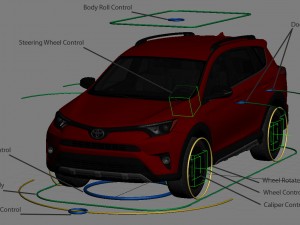 toyota rav4 adventure 2018 rigged Modelo 3D