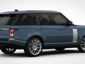 range rover autobiography 2018 detailed interior Model 3D