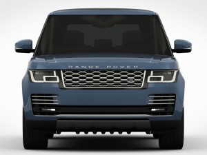 range rover autobiography 2018 detailed interior Model 3D