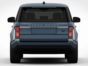 range rover autobiography 2018 detailed interior 3D Model