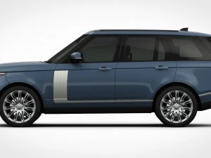 range rover autobiography 2018 detailed interior 3D Model